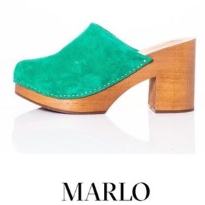 Charlotte Stone Green Marlo Clog